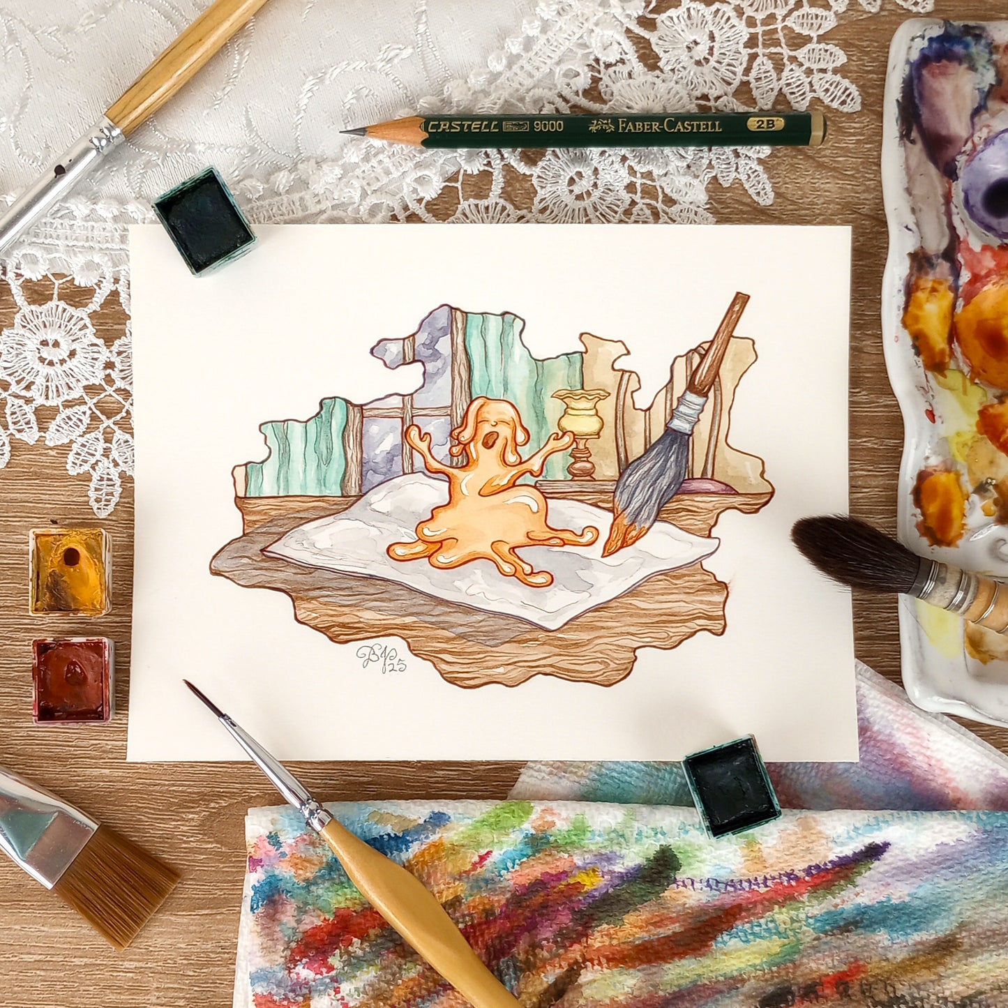 "A Story Where Everyone is Nice and Only Good Things Happen": Illustrated Microfiction Story Zine