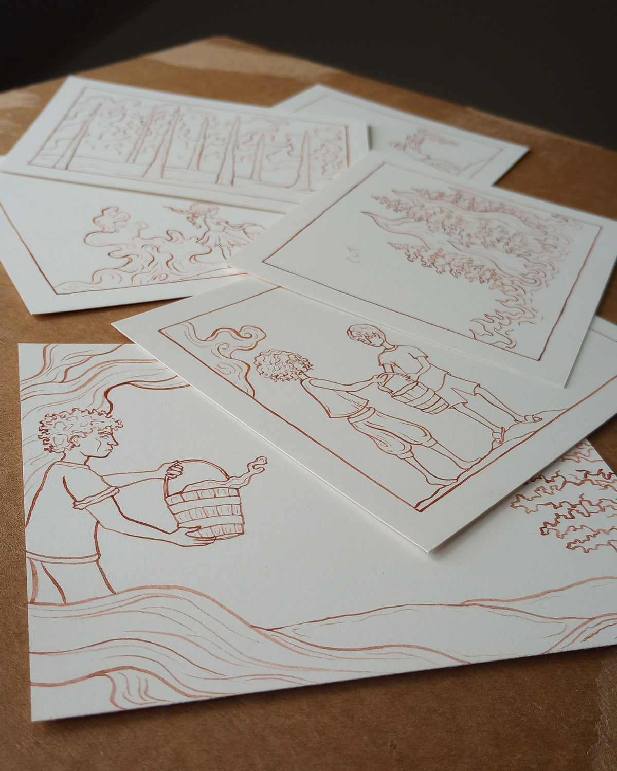 "Ordinary People" (LIMITED EDITION 2D fine art print featuring scans of a 3D tunnel book)