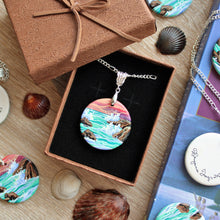 Load image into Gallery viewer, Literary Seascape Pendant: The Music of the Ainur (J.R.R. Tolkien)