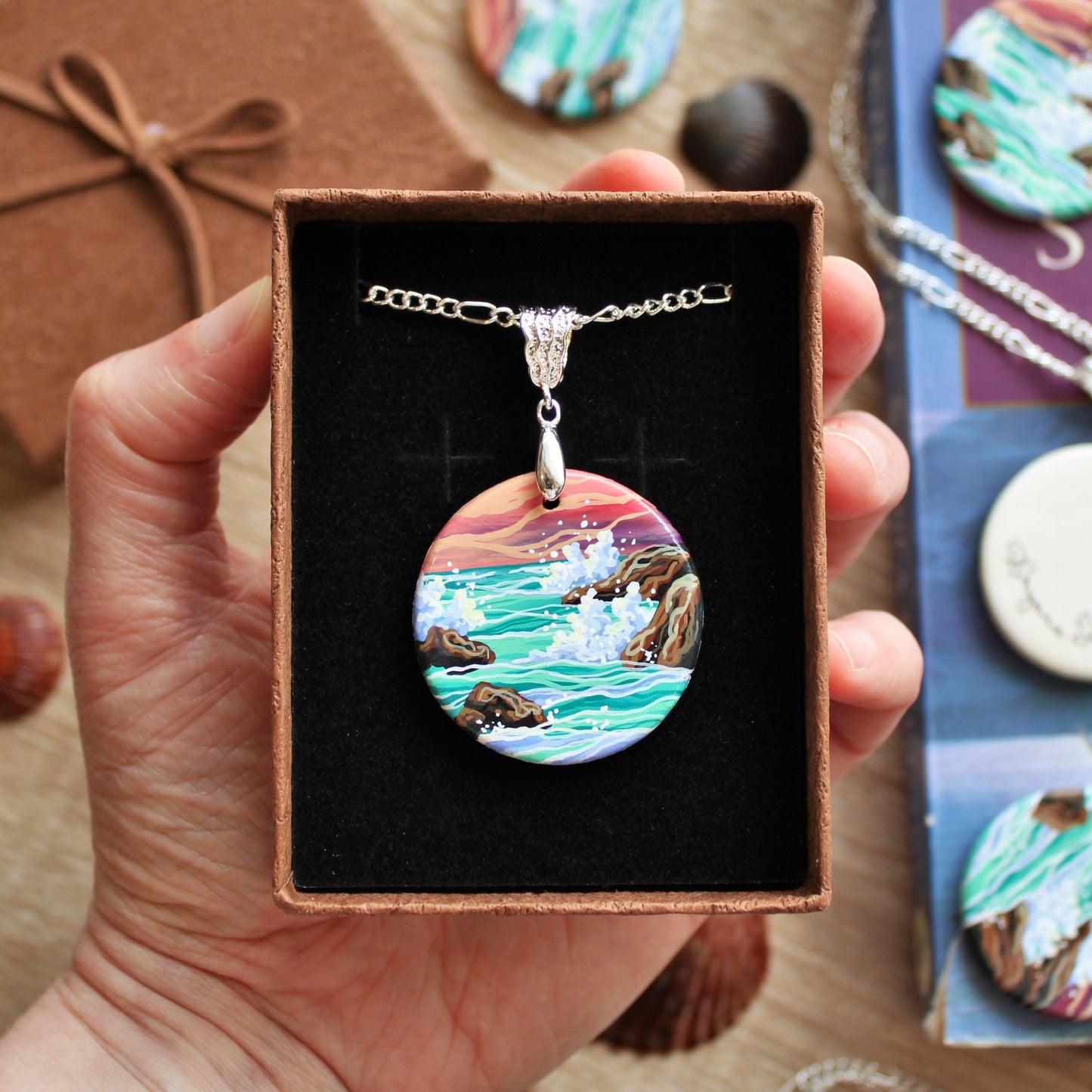 Literary Seascape Pendant: The Music of the Ainur (J.R.R. Tolkien)