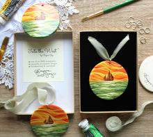 Load image into Gallery viewer, 2023 Handpainted Gouache Christmas Ornaments