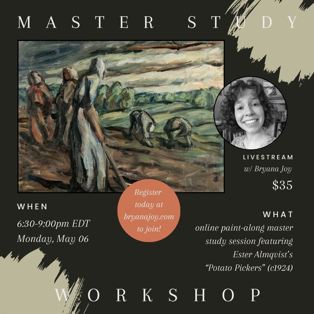 Women's Work Master Study Series: Ester Almqvist's "Potato Pickers" (one-day online workshop held on Monday, May 06, 6:30-9:00pm EDT)