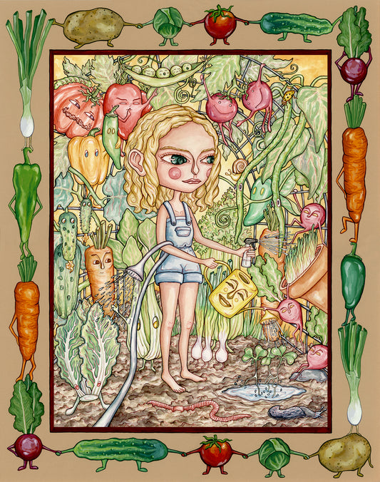 "Care For What Counts On You" (fine art print from the "Maxims" series)