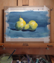 Load image into Gallery viewer, &quot;Gouache Study in Pears&quot; (Original Gouache Sketch)