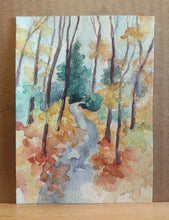 Load image into Gallery viewer, &quot;Pocono Mountains&quot; (Original Watercolor Sketch)