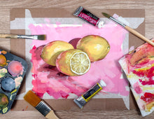 Load image into Gallery viewer, &quot;Pink Lemonade&quot; (Original Gouache Sketch)