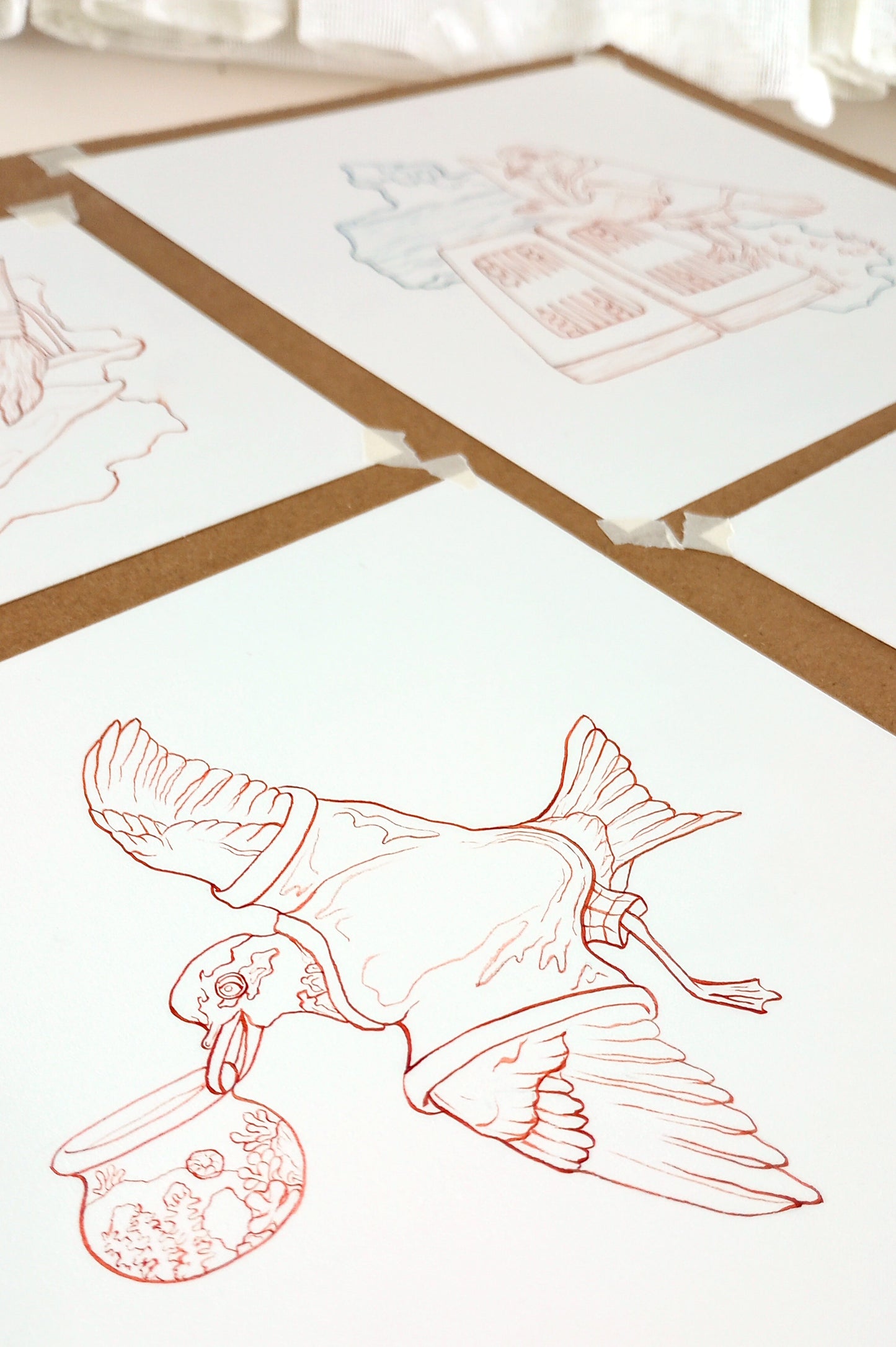 Select From Six Original Watercolor Illustrations for "A Story Where Everyone is Nice..."