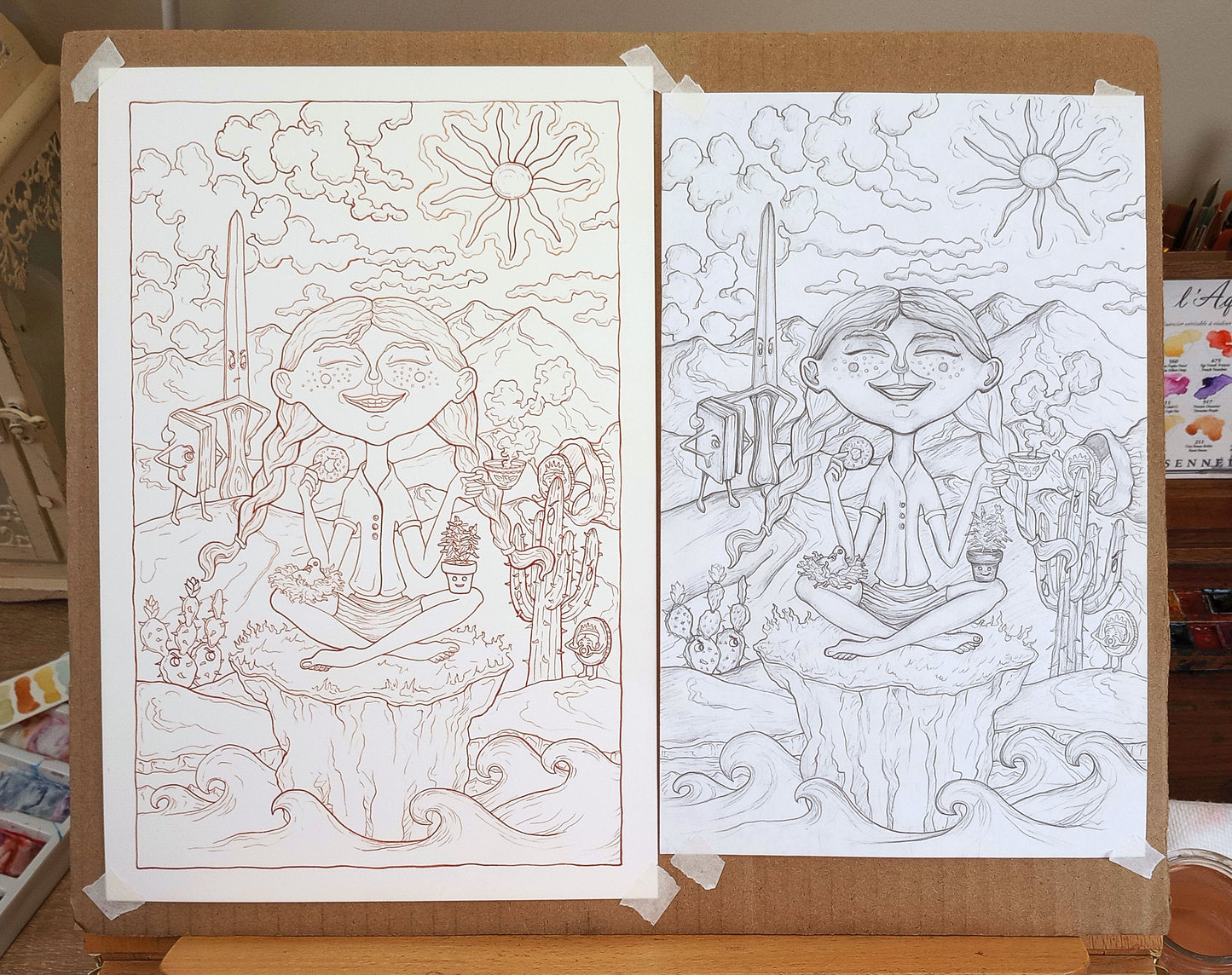 "Know What You Know"  (fine art print from the "Maxims" series)