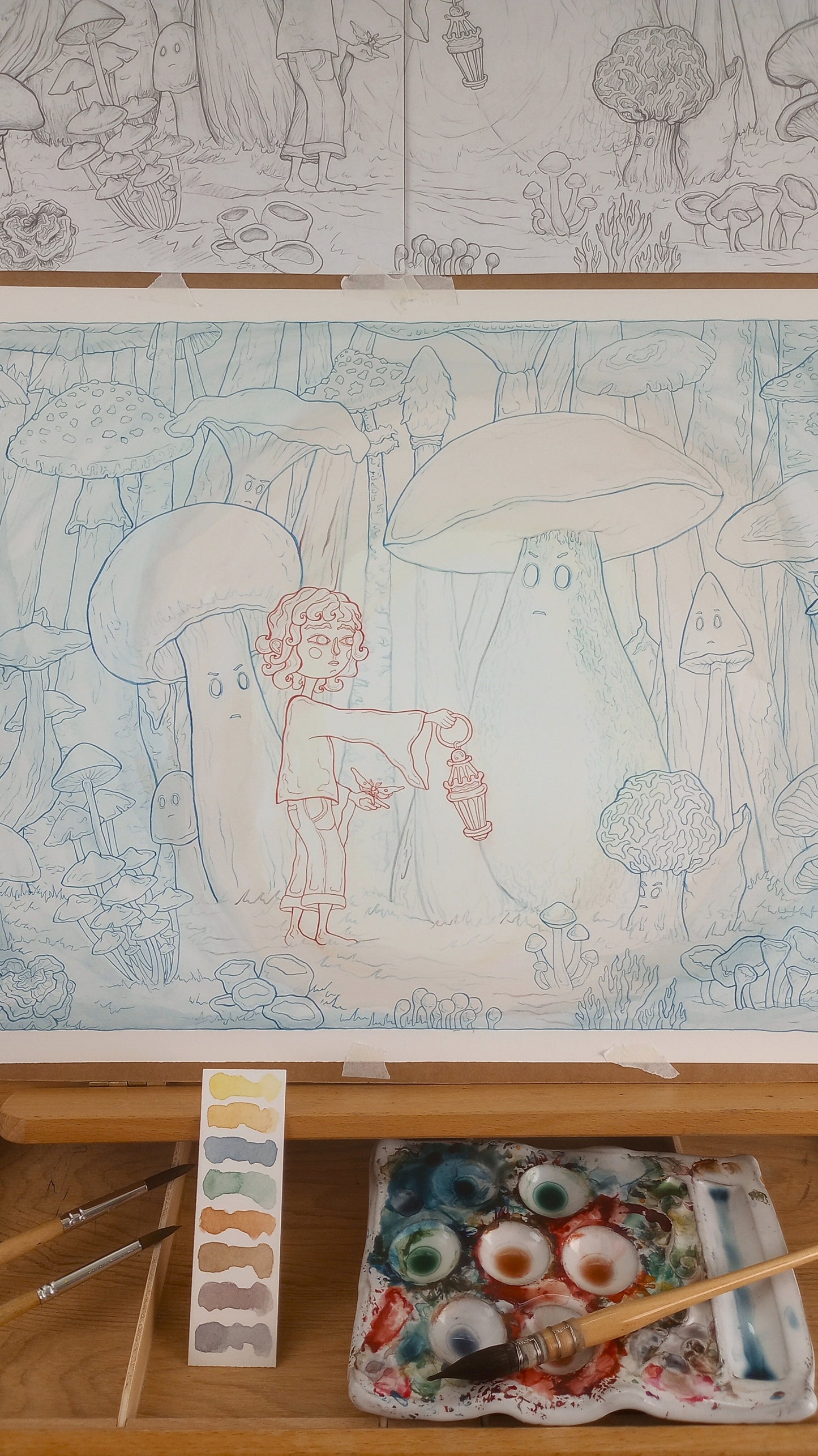 "Be As Brave As You Can" (fine art print from the "Maxims" series, comes in two sizes)