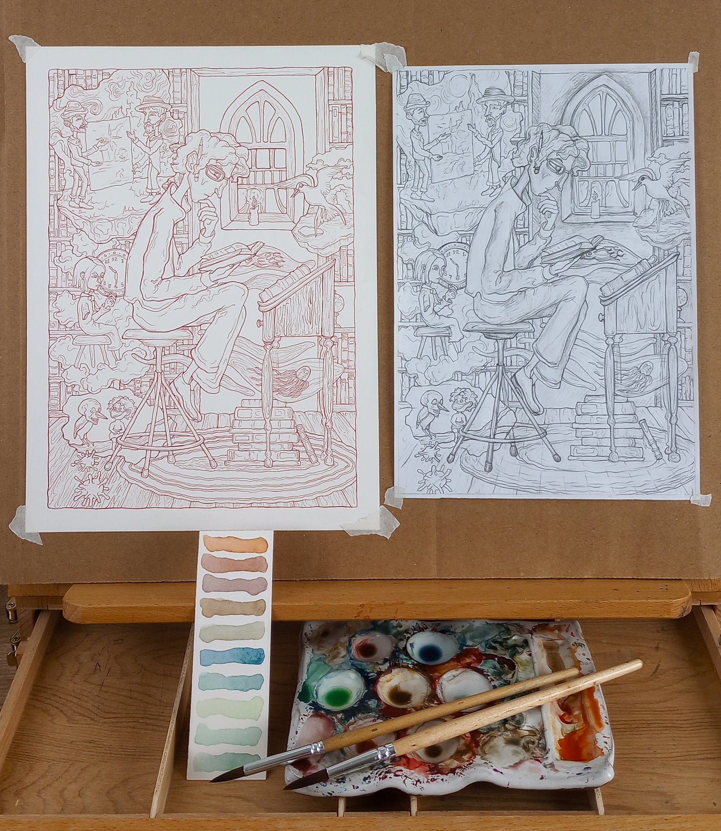 "Maxims" Zine: A Collection of Illustrated Proverbs