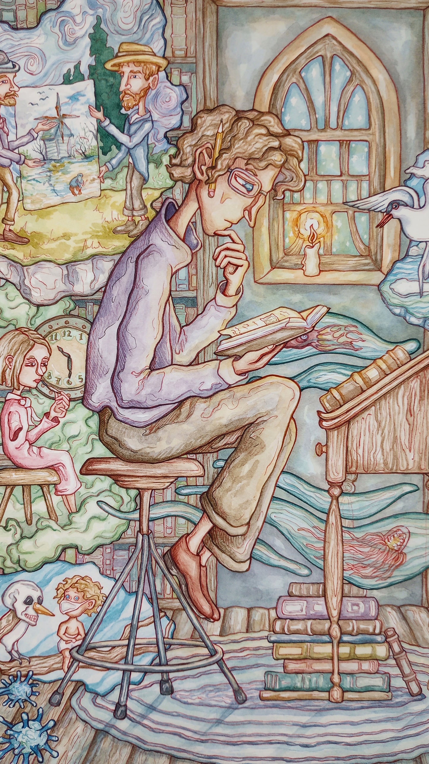 "Know What You Don't" (fine art print from the "Maxims" series)