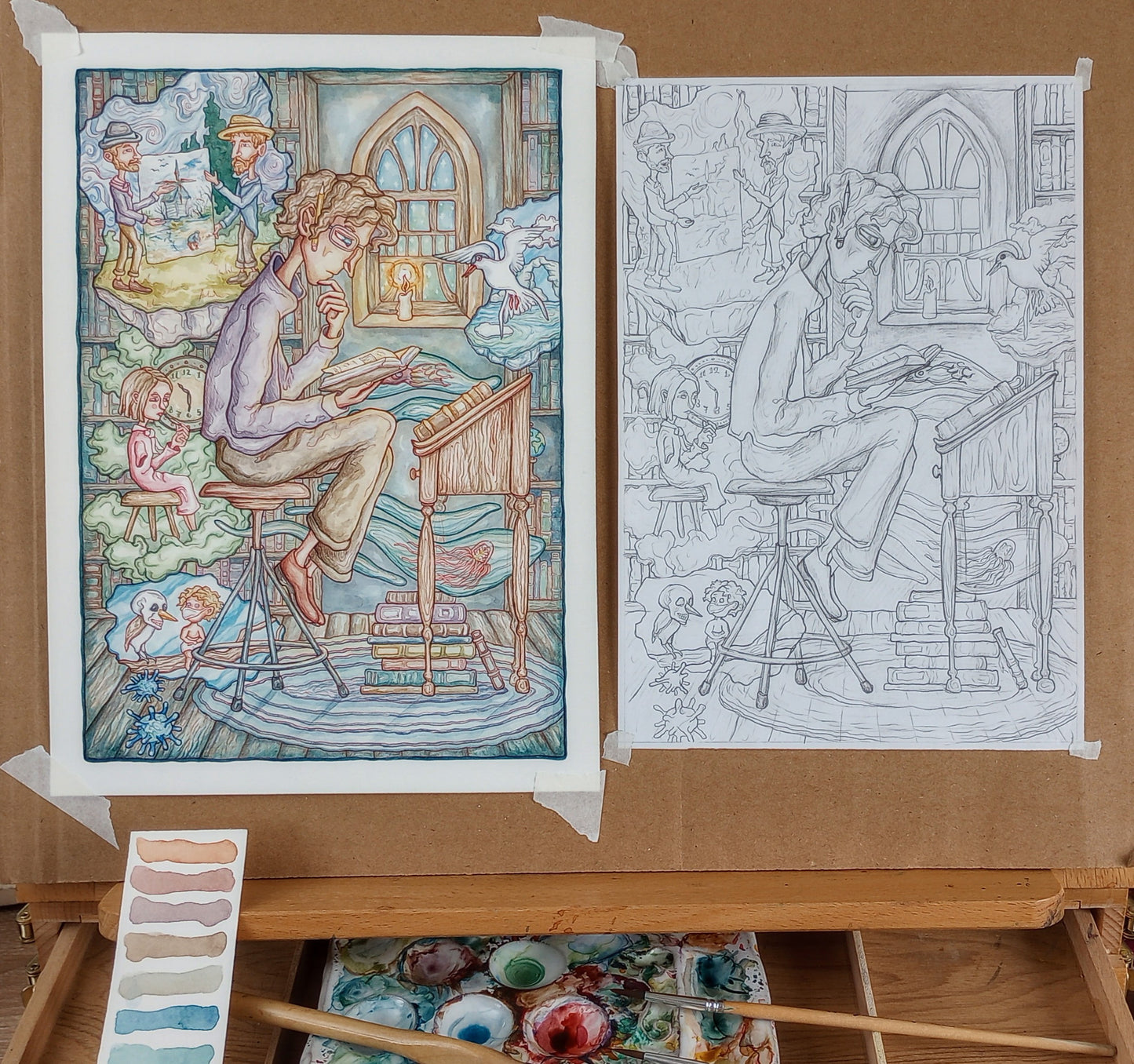 "Know What You Don't" (fine art print from the "Maxims" series)