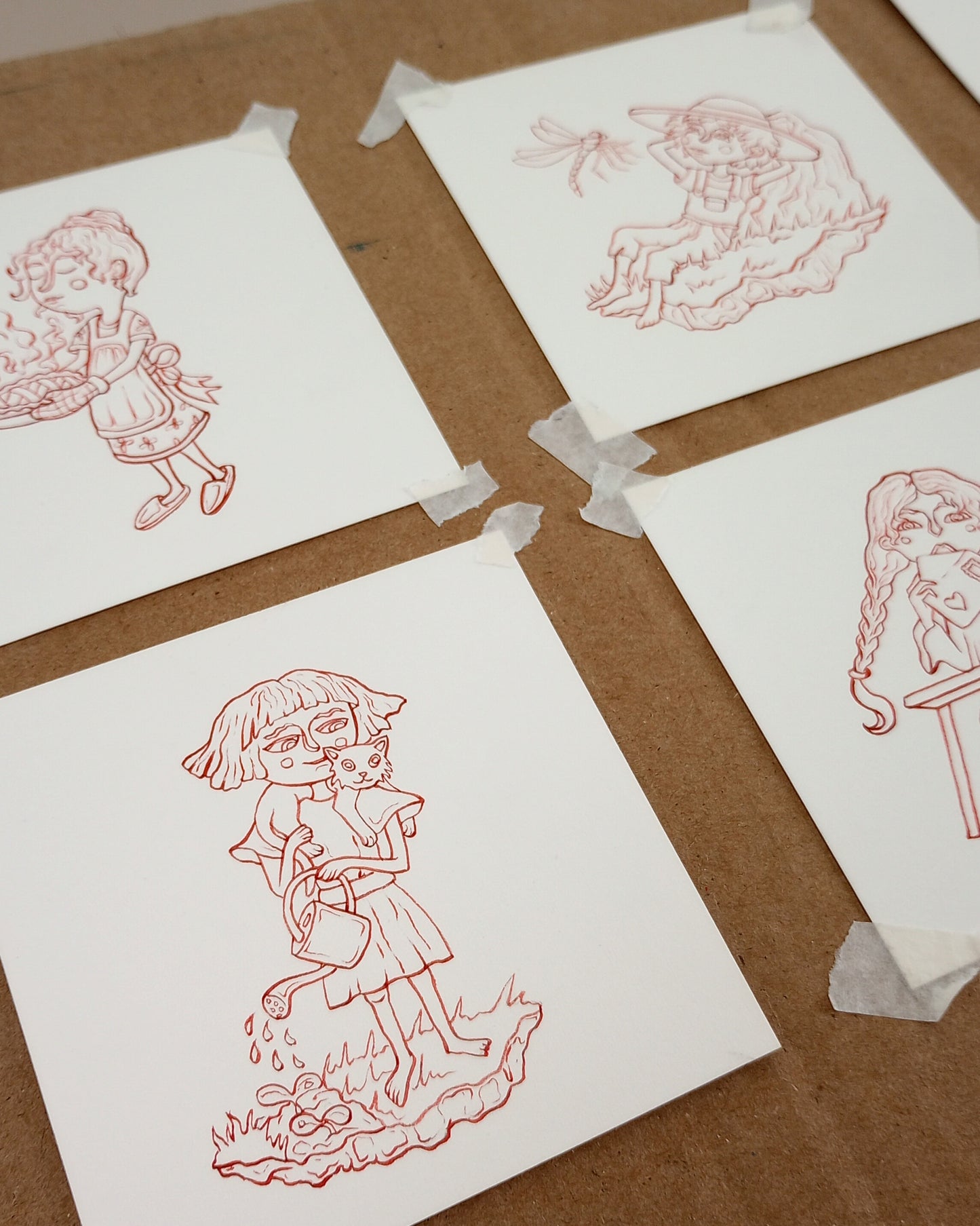 Original Self-Care Dice Illustrations