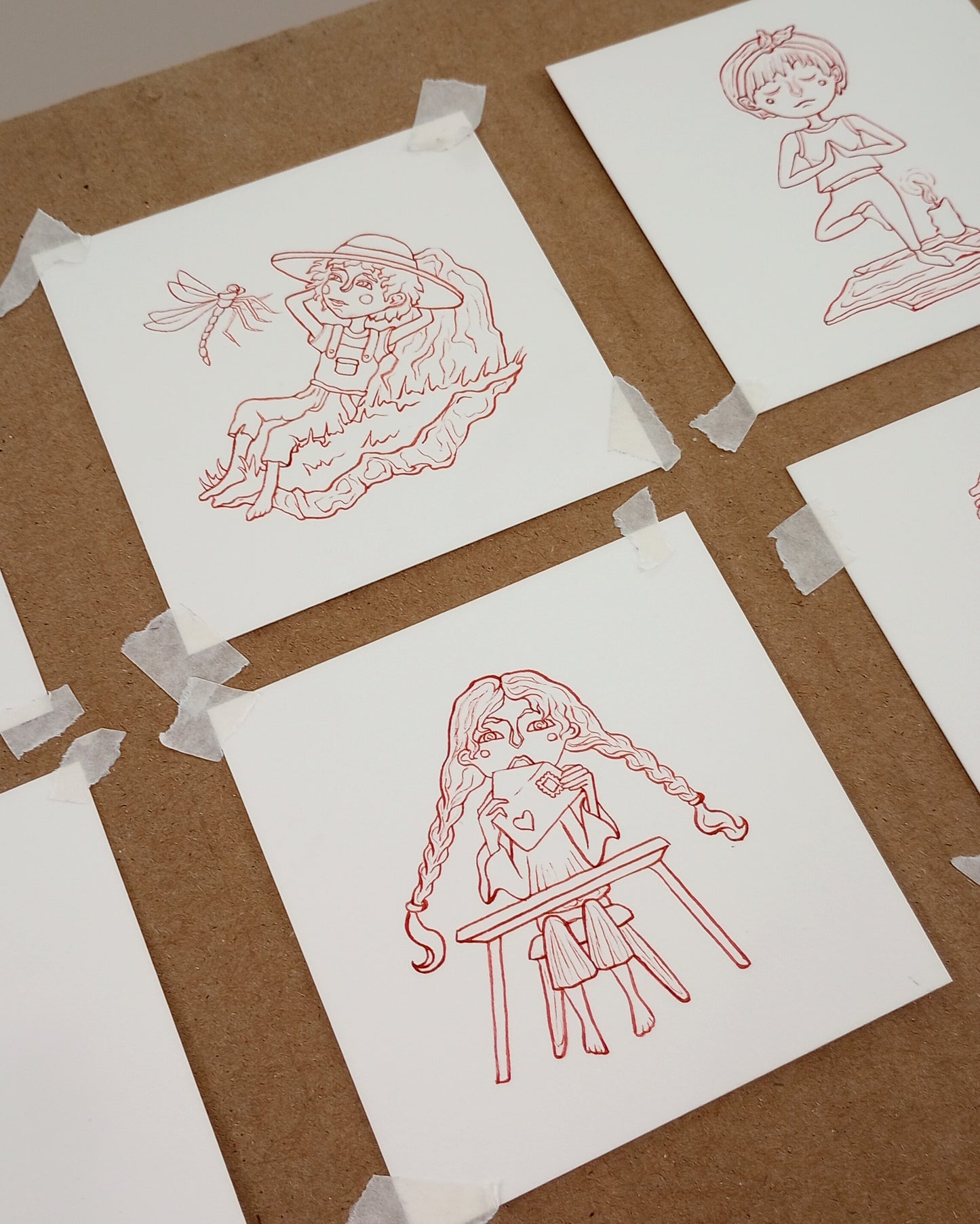 Original Self-Care Dice Illustrations