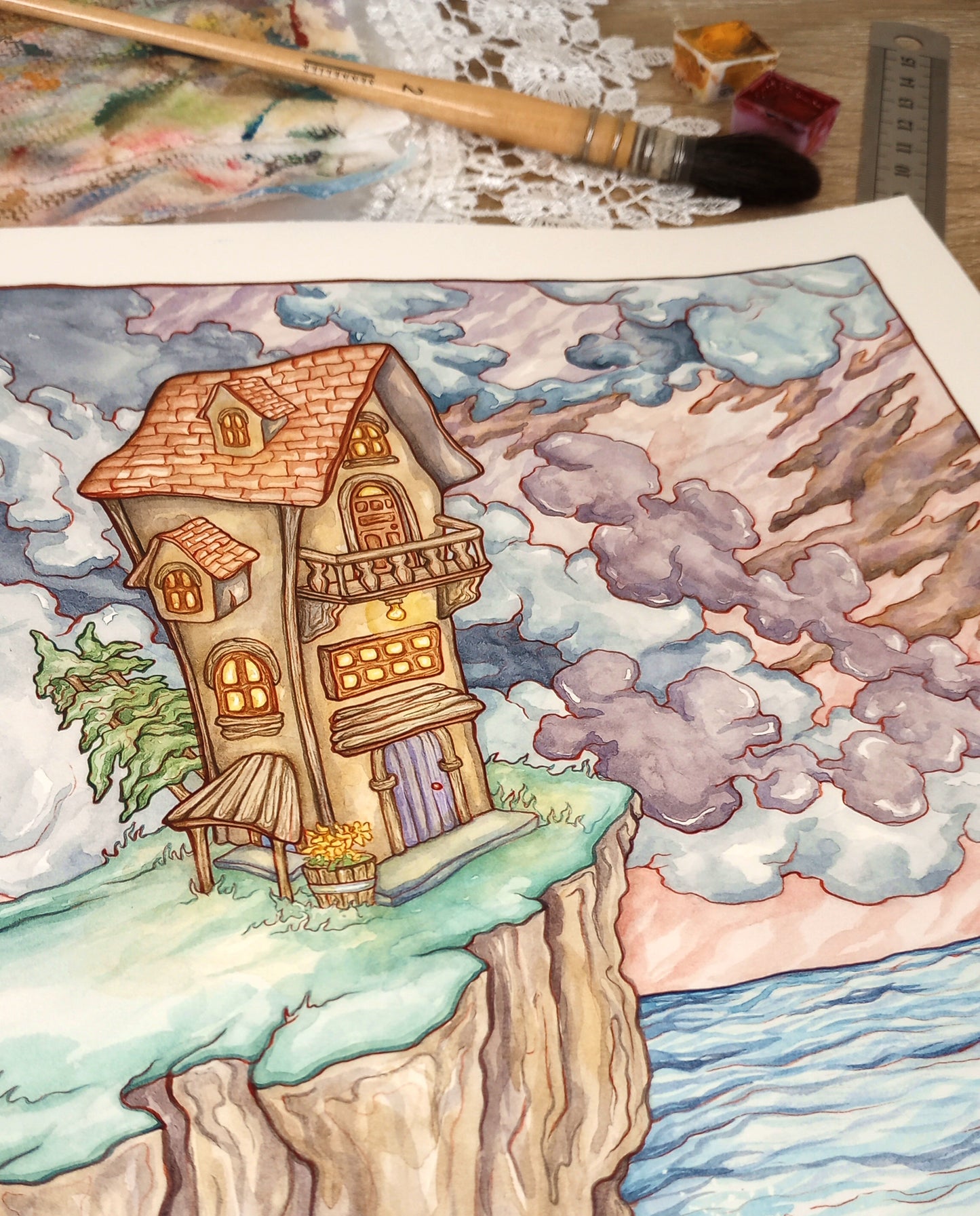 "A Story Where Everyone is Nice and Only Good Things Happen": Illustrated Microfiction Story Zine