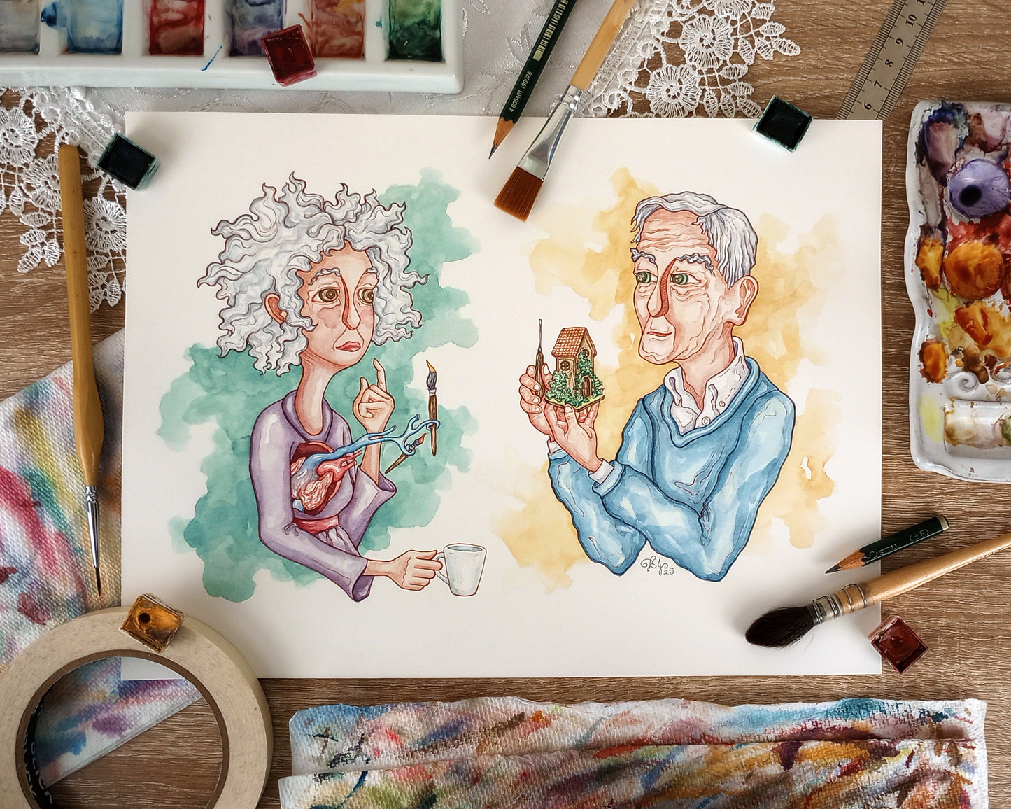 "A Story Where Everyone is Nice and Only Good Things Happen": Illustrated Microfiction Story Zine