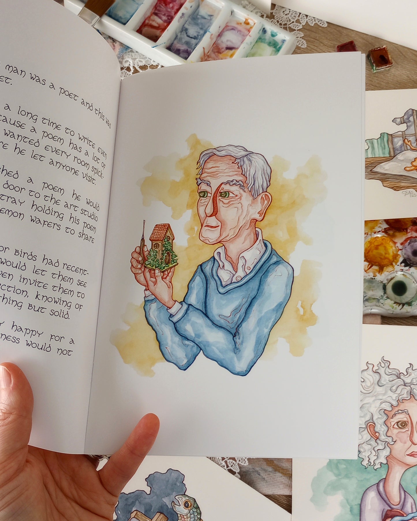 "A Story Where Everyone is Nice and Only Good Things Happen": Illustrated Microfiction Story Zine