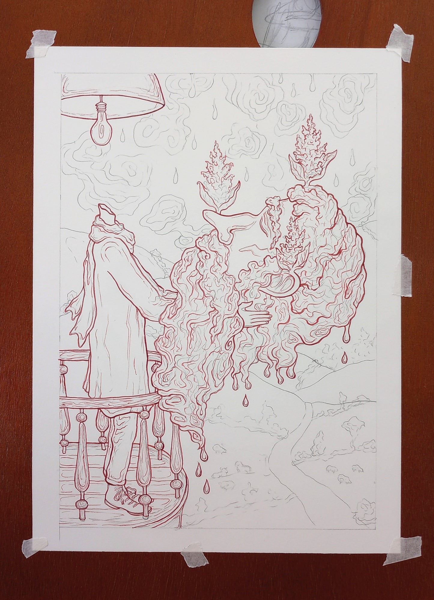 "Let Your Mind Rest" (fine art print from the "Maxims" series)