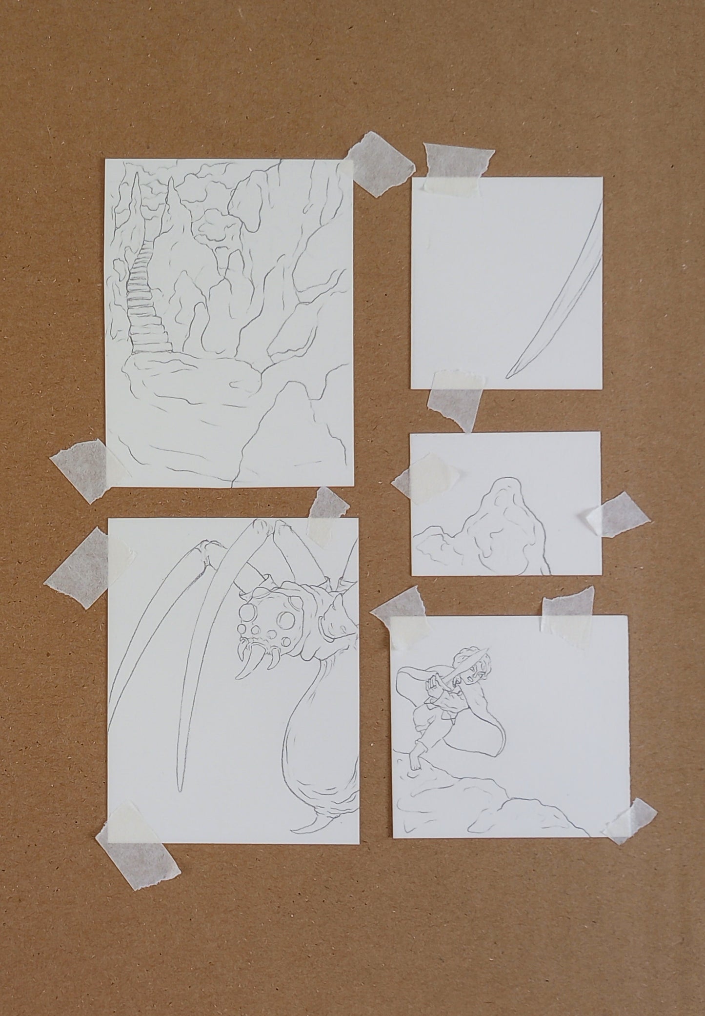 "Samwise The Brave" — Original Miniature Watercolor Diorama Box