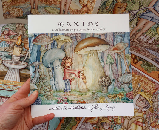 "Maxims" Zine: A Collection of Illustrated Proverbs