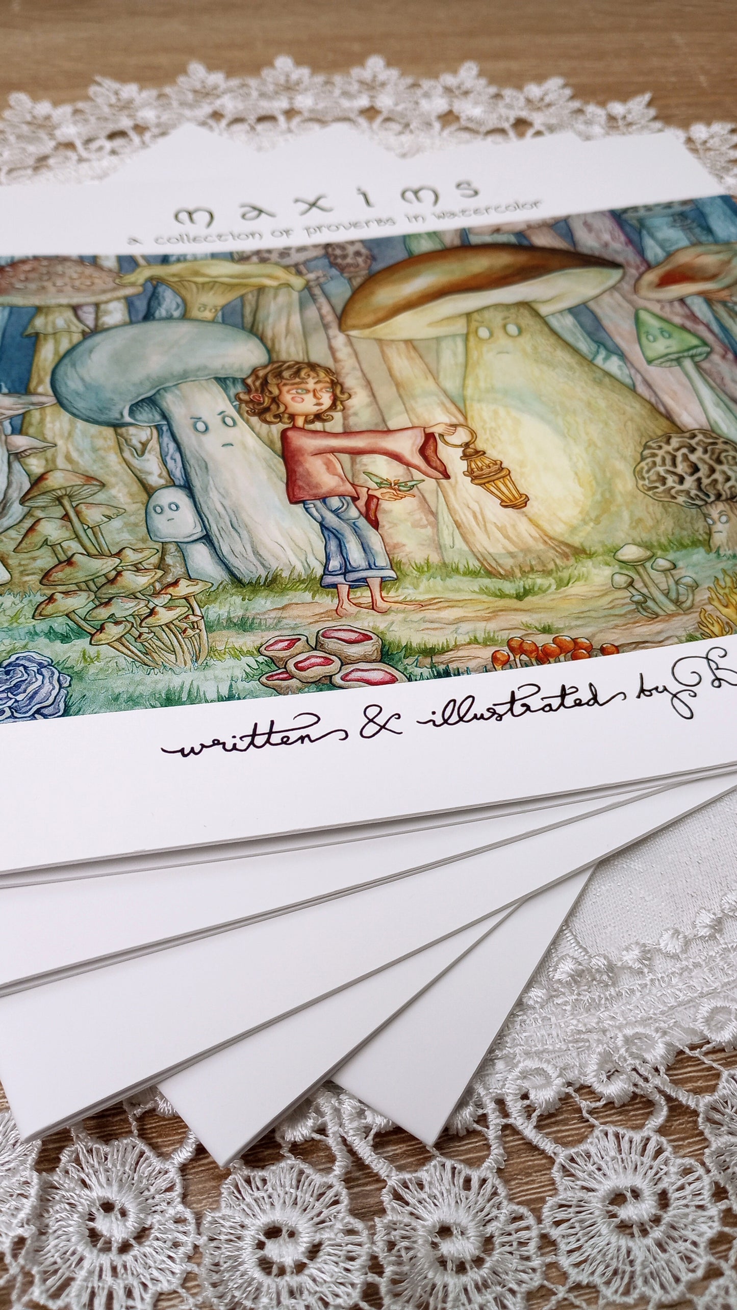 "Maxims" Zine: A Collection of Illustrated Proverbs