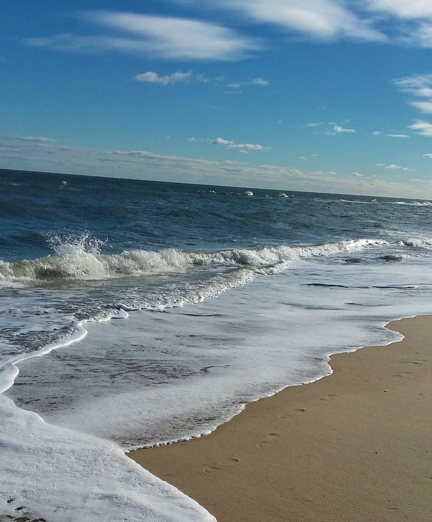 January 12 (Miniature Gouache Seascape on Wooden Panel—Unframed Original—Ocean-A-Day Collection)