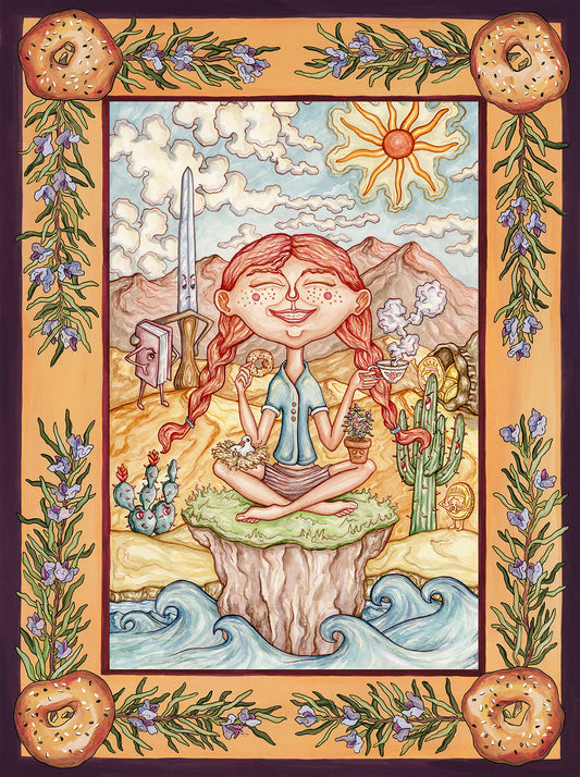 "Know What You Know"  (fine art print from the "Maxims" series)