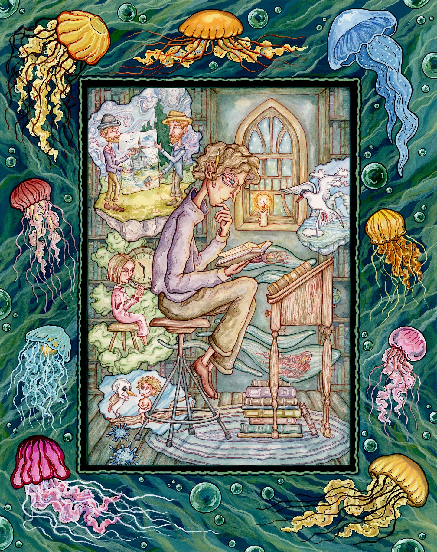 "Know What You Don't" (fine art print from the "Maxims" series)