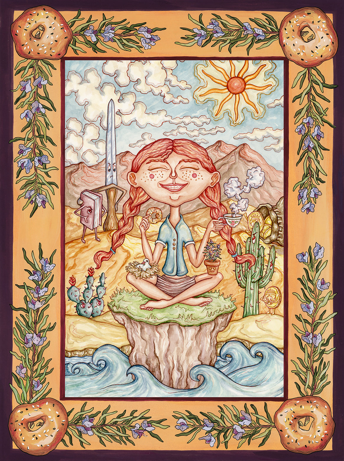 "Maxims" Zine: A Collection of Illustrated Proverbs