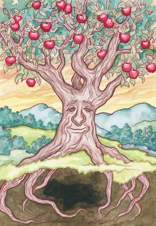 "The Apple Tree" Fine Art Print (7x5 inches)