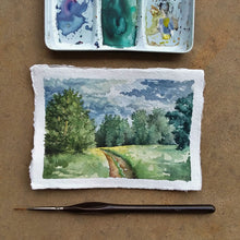 Load image into Gallery viewer, A Spot of Summer&#39;s End (Clarksville, Arkansas): Original Watercolor Painting