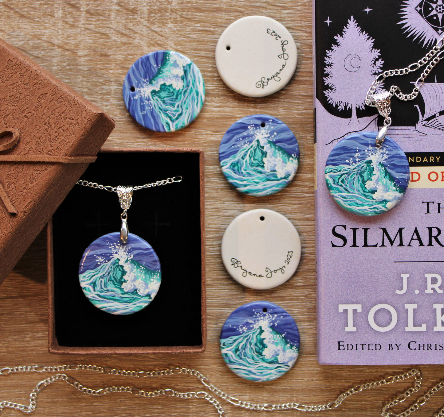 Literary Seascape Pendant: The Song of Eärendil (J.R.R. Tolkien)