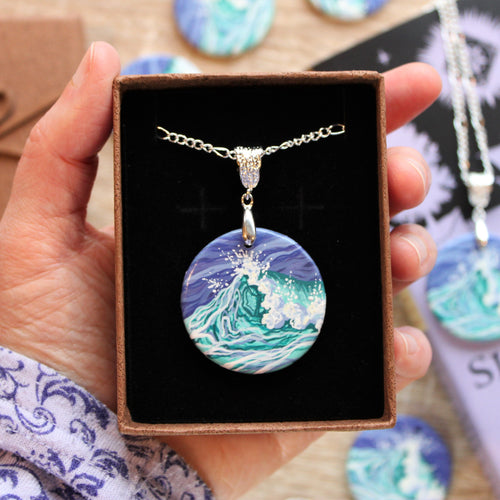 Literary Seascape Pendant: The Song of Eärendil (J.R.R. Tolkien)