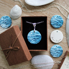 Load image into Gallery viewer, Literary Seascape Pendant: &quot;Sea Fever&quot; (John Masefield)
