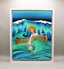 Load image into Gallery viewer, &quot;Dropped Candle&quot; (Framed Original Acryla Gouache Soulscape)