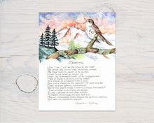 Load image into Gallery viewer, &quot;Meaning&quot; (Czeslaw Milosz): 8.5x11 Fine Art Print featuring artwork from Letter No. 26