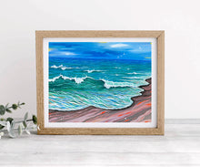 Load image into Gallery viewer, &quot;Lovesong In Hard Times&quot; (Gouache Seascape): 8x10 Fine Art Print