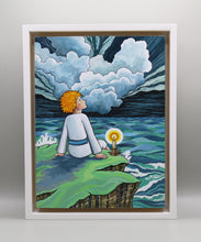 Load image into Gallery viewer, &quot;Meeting The Squall&quot; (Framed Original Acryla Gouache Soulscape)