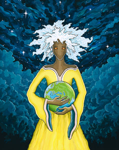 "She's Got The Whole World In Her Hands" (Soulscapes #4): Fine Art Prints Available in 5x7 & 8x10