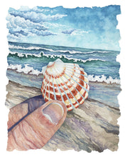 Load image into Gallery viewer, Weird Thumb (Sandy Hook Beach, New Jersey): Fine Art Prints in 5x7 and 8x10