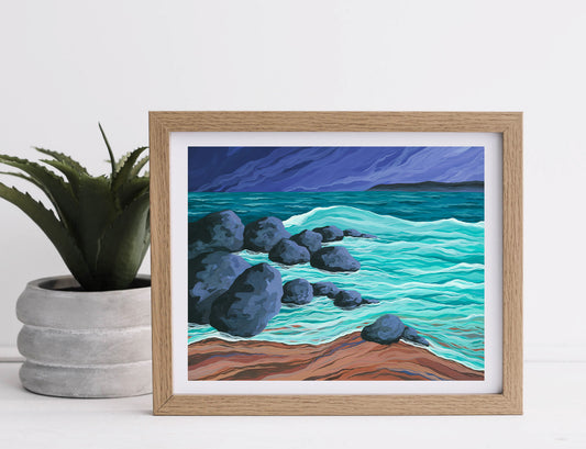 "Winter Diptych with Best Regards to Irish Murdoch": Set of Two Limited Edition Fine Art Prints (8x10)